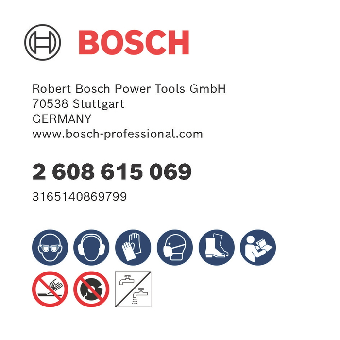 BOSCH Disc de tăiere diamantat Standard for Universal 300x25,4