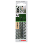 BOSCH Burghiu pentru metal HSS-TiN, 2,5x30x57