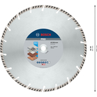 BOSCH Disc de tăiere diamantat Standard for Universal 350x20