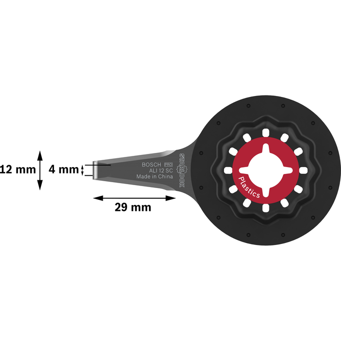 BOSCH Pânză pentru scule multifuncționale PRO ALI 12 SC, 4 x 12 mm