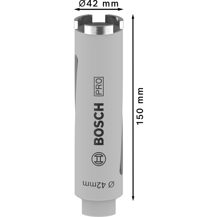 BOSCH Carotă diamantată pentru găurire uscată G 1/2"