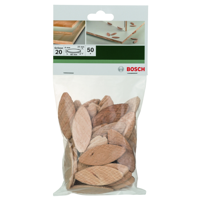 BOSCH Set 50 de dibluri tip barcute 60 mm