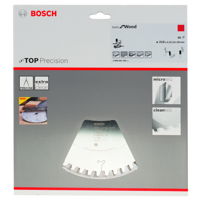 BOSCH Pânză de ferăstrău circular Top Precision Best for Wood