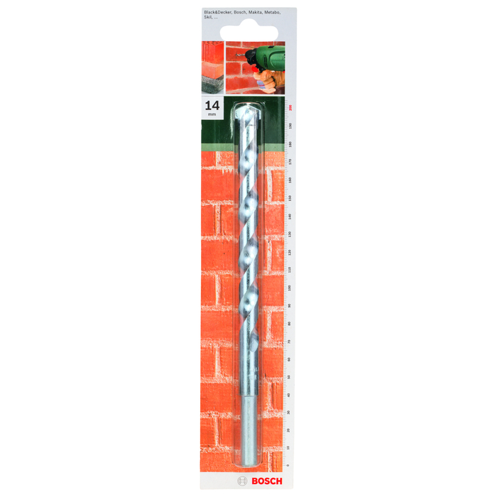 BOSCH Burghiu pentru piatră conform ISO 5468D= 14,0 mm; L= 200 mm