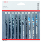 BOSCH Set 10 panze lemn si metal