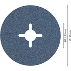 BOSCH Disc de șlefuire cu fibre R574, Best for Metal