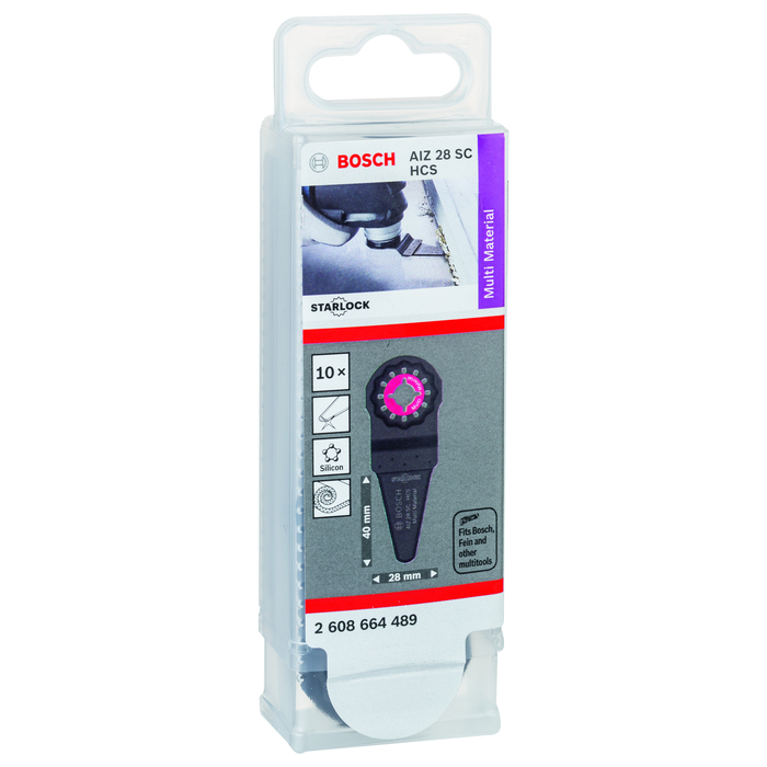 BOSCH Set 10 panze HCS Universal 28x40 mm STARLOCK