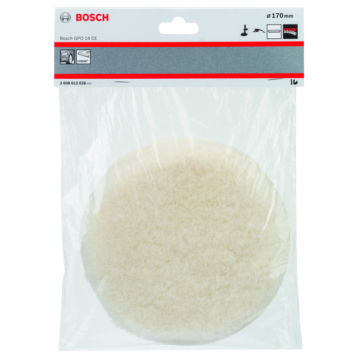 BOSCH Disc din blană de miel, Ø 170 mm