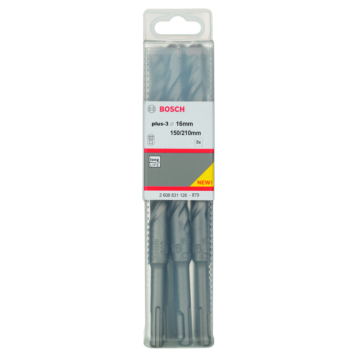 BOSCH Set 8 burghie SDS-plus-3
