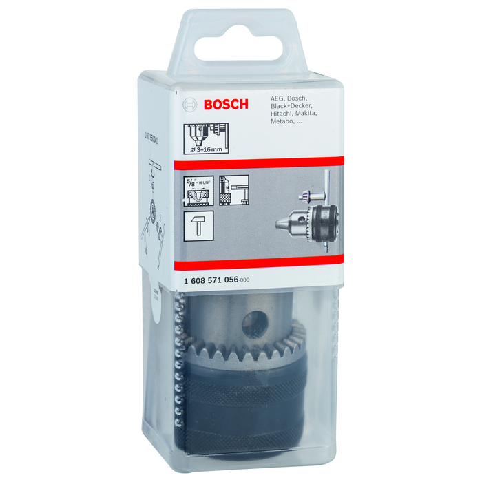 BOSCH Mandrine cu coroană dinţată 3 – 16 mm