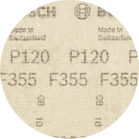 BOSCH Set foi abrazive F355, 10 buc.