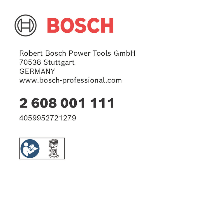 BOSCH PRO alaplap, négyzetes, 7 x 96 x 96 mm
