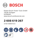 BOSCH Set 10 discuri de tăiere, Standard for Inox cu X-LOCK