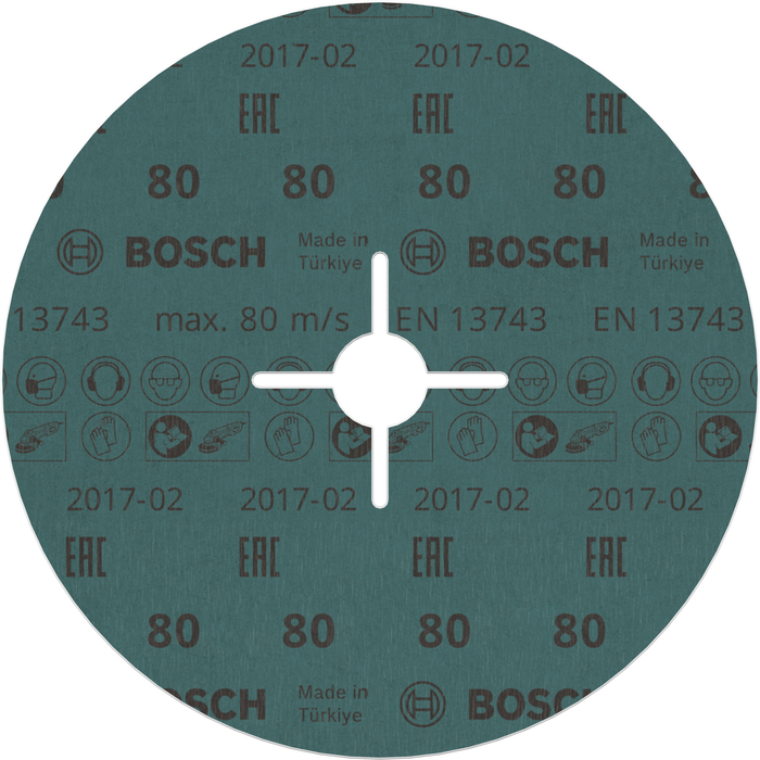 BOSCH Set 50 foi de slefuire 180 mm, R80