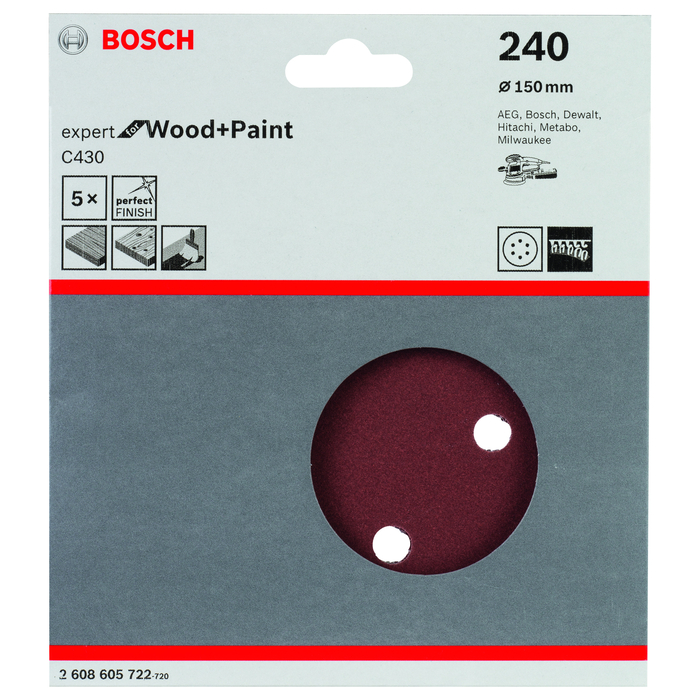 BOSCH Set 5 foi de șlefuit
