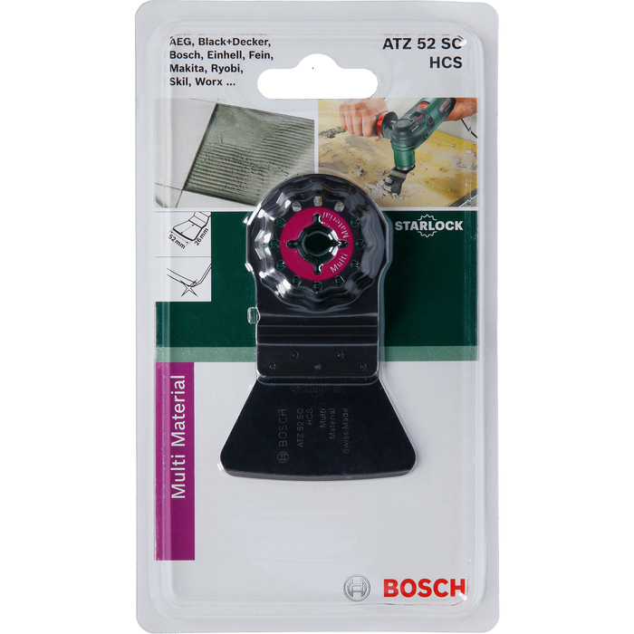 BOSCH Răzuitor Starlock HCS ATZ 52 SC, rigid