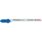 BOSCH Set de 2 pânze de fierăstrău vertical PRO Metal curve T118EOF, 83 mm
