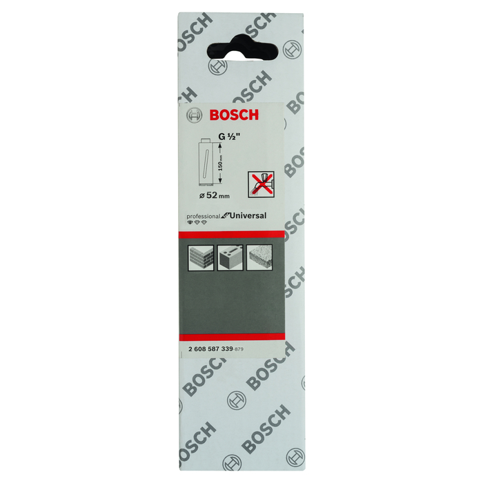 BOSCH Carotă diamantată pentru găurire uscată G 1/2"