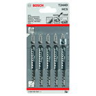 BOSCH Set 5 pânze pentru ferăstrău vertical Speed for Wood