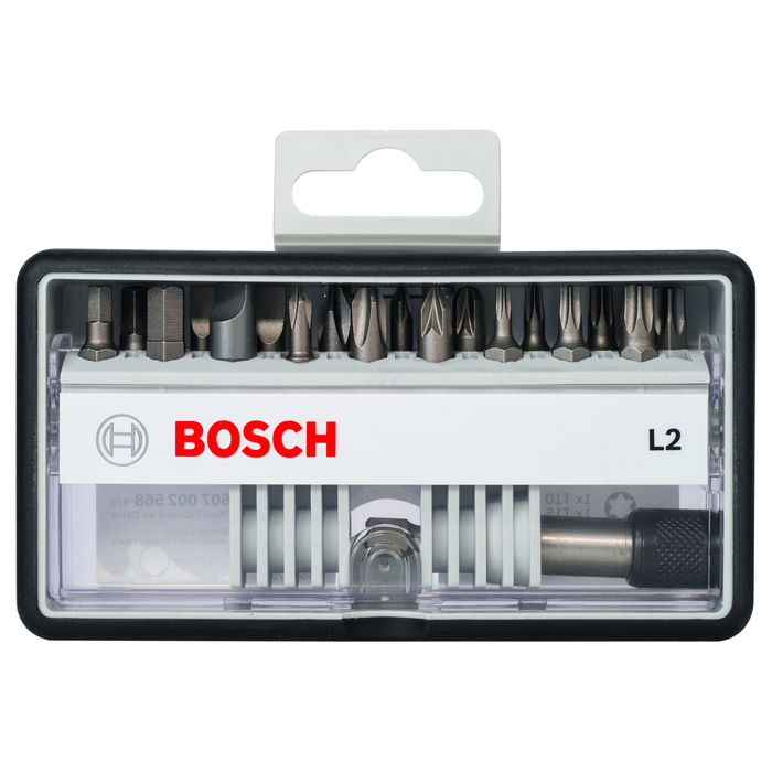 BOSCH Casetă 18+1 piese -  Robust Line S, Extra Hard