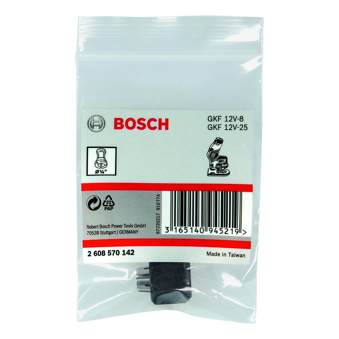BOSCH Bucşă elastică 1/4" cu piuliţă