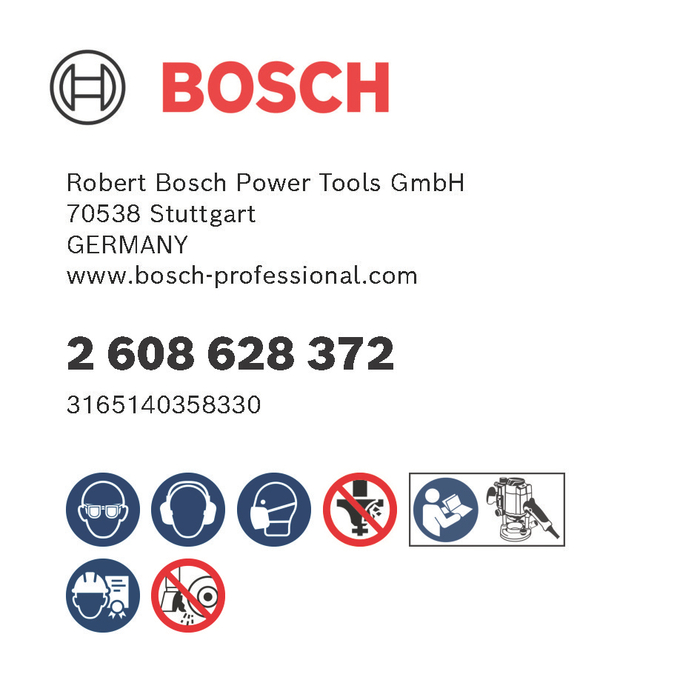 BOSCH Freze pentru caneluri