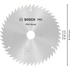 BOSCH Pânză de ferăstrău circular Optiline Wood
