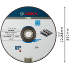 BOSCH Set 10 discuri de șlefuire cu degajare, Expert for Metal