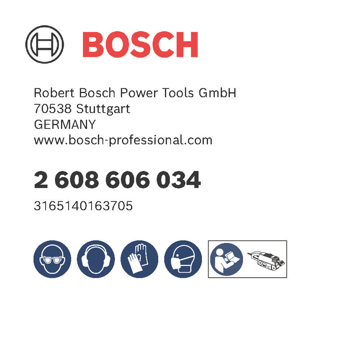 BOSCH Set benzi de şlefuire X440, 3 buc.
