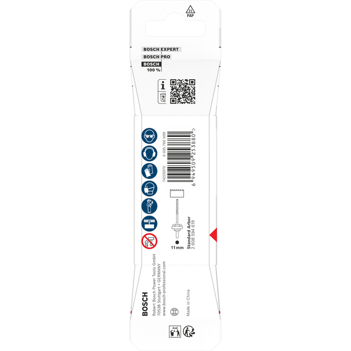 BOSCH Burhiue centrare standard, HSS-G, 6,35 x 44 mm