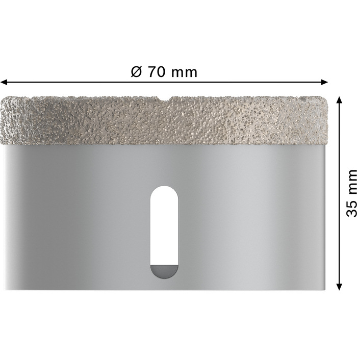 BOSCH Carotă diamantată Dry Speed, Best for Ceramic cu X-LOCK