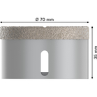 BOSCH Carotă diamantată Dry Speed, Best for Ceramic cu X-LOCK