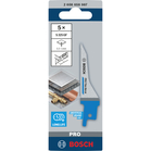 BOSCH Pânză PRO Thin Metal S325GF, 1,25 x 7 x 85 mm, 5 buc.