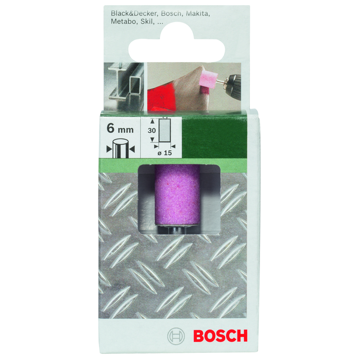 BOSCH Vârf de șlefuire, cilindric15 mm