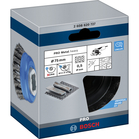 BOSCH Perie sârmă oală împletită cu X-LOCK, Heavy for Metal