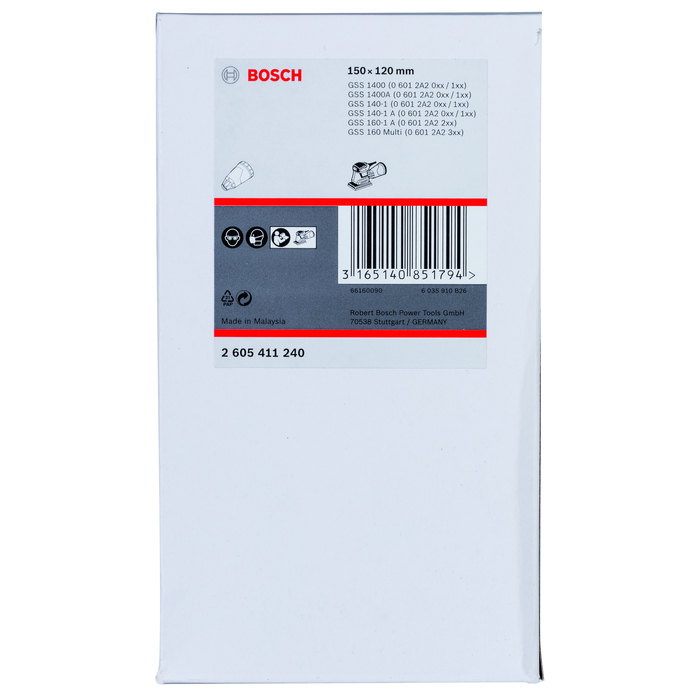 BOSCH Cutie microfiltru pentru GSS 14, GSS 160