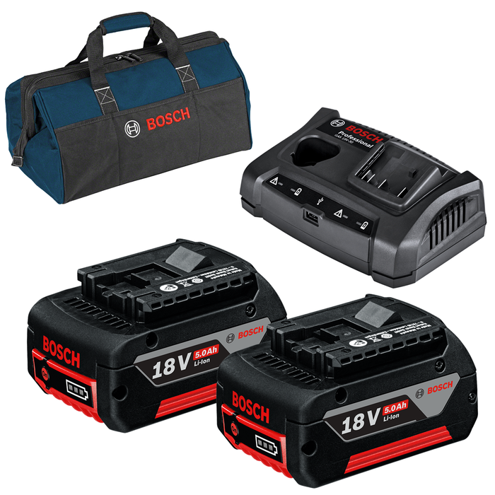 BOSCH Set acumulatori 18V