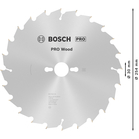BOSCH PRO Wood Circular Saw Blade, 254 x 2.8 x 30 mm, T24