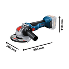 BOSCH GWX 18V-10 (SOLO)