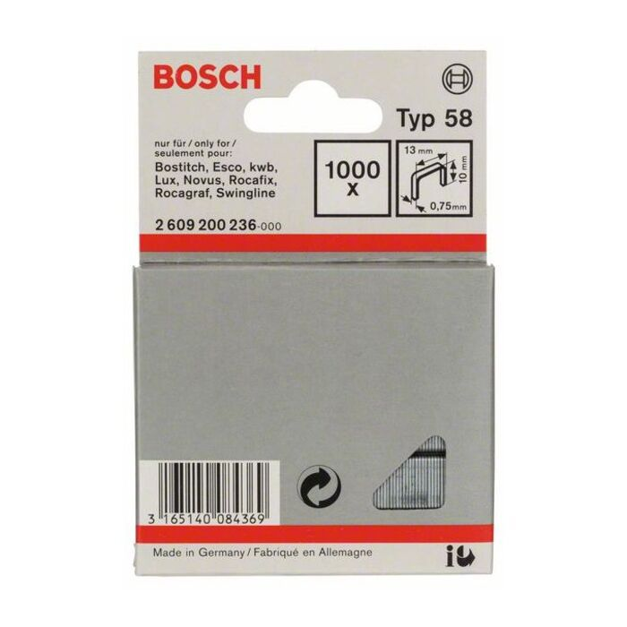 BOSCH Capse din sârmă fină tip 58