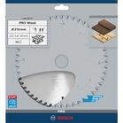 BOSCH PRO Wood Circular Saw Blade, 216 x 2.6 x 30 mm, T54