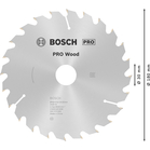 BOSCH Pânză de ferăstrău circular Optiline Wood