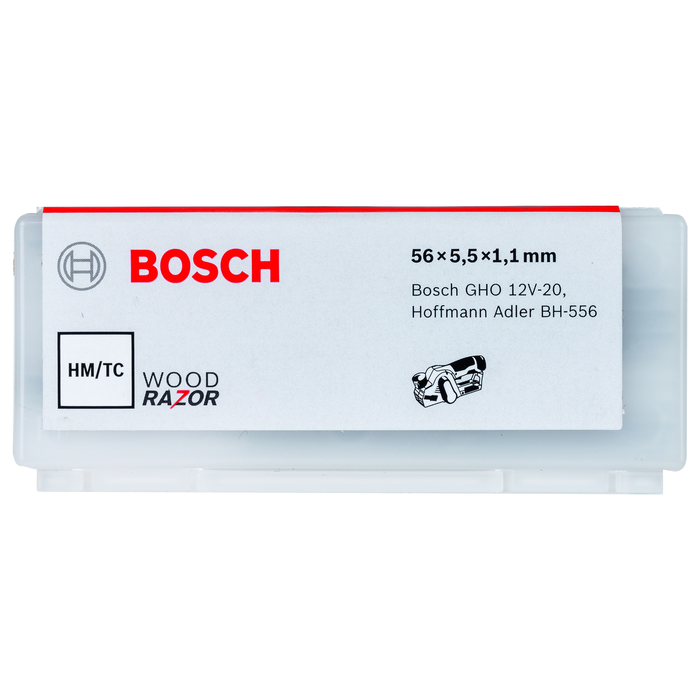 BOSCH Cuțit pentru rindele de 56 mm, drept, cu carburi de tungsten, 40°