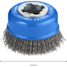 BOSCH Perie sârmă oală ondulată cu X-LOCK, Clean for Metal