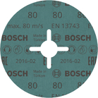 BOSCH Set 50 discuri de șlefuire cu fibre R574, Best for Metal