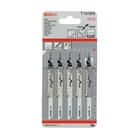 BOSCH Set 5 pânze pentru ferăstrău vertical Clean for Wood