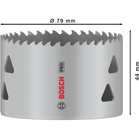 BOSCH Carotă PRO Multi Material, 79 mm, cu filet