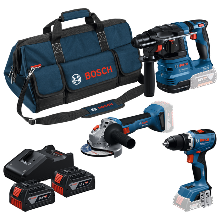 BOSCH Kit 3 scule 18V