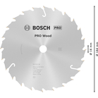 BOSCH Pânză de ferăstrău circular Speedline Wood