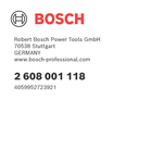 BOSCH PRO Disc de polișat, 32 mm,l cu scai